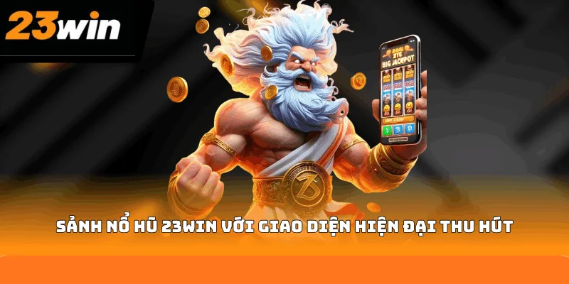 Sảnh nổ hũ 23WIN với giao diện hiện đại thu hút