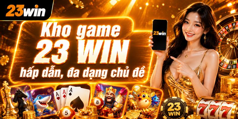 Kho game 23 WIN hấp dẫn, đa dạng chủ đề