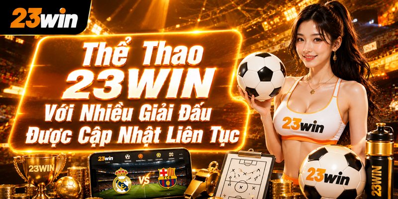 Thể Thao 23WIN Với Nhiều Giải Đấu Được Cập Nhật Liên Tục
